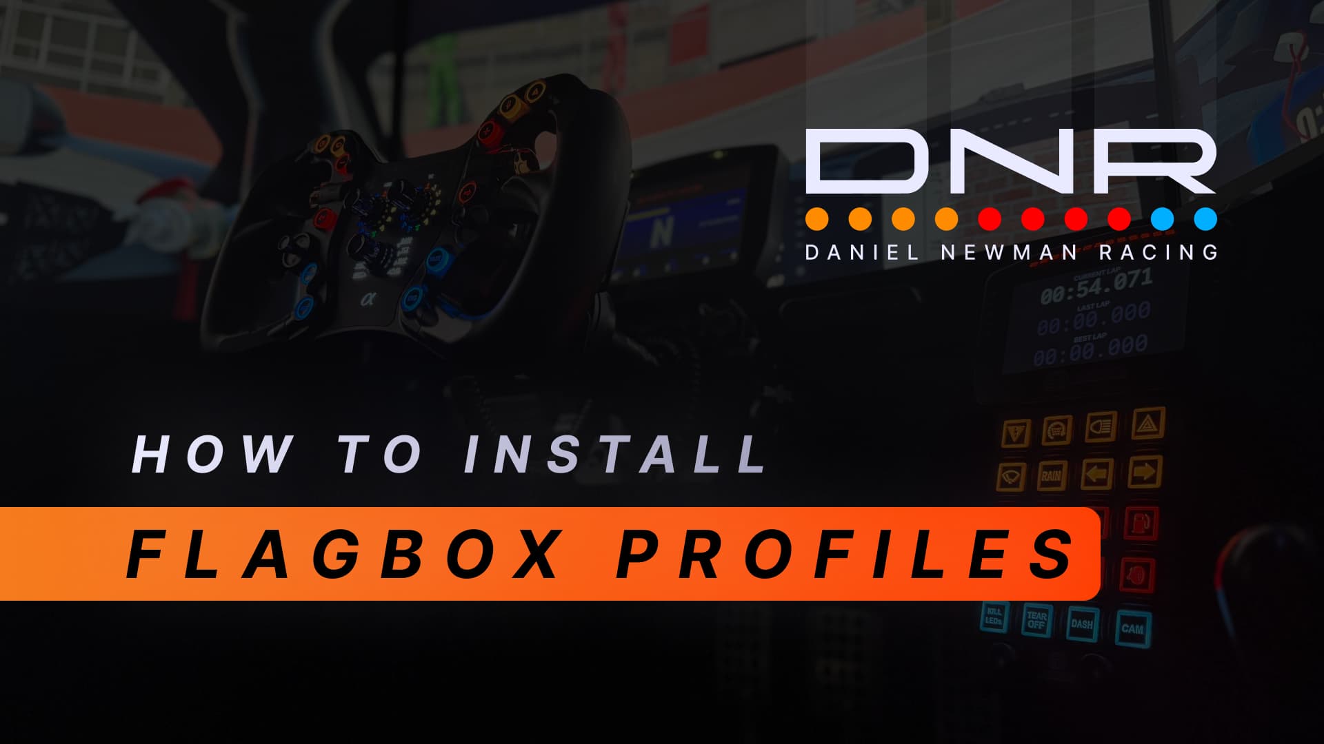 How to Install DNR Matrix Flag Box LED Profile?