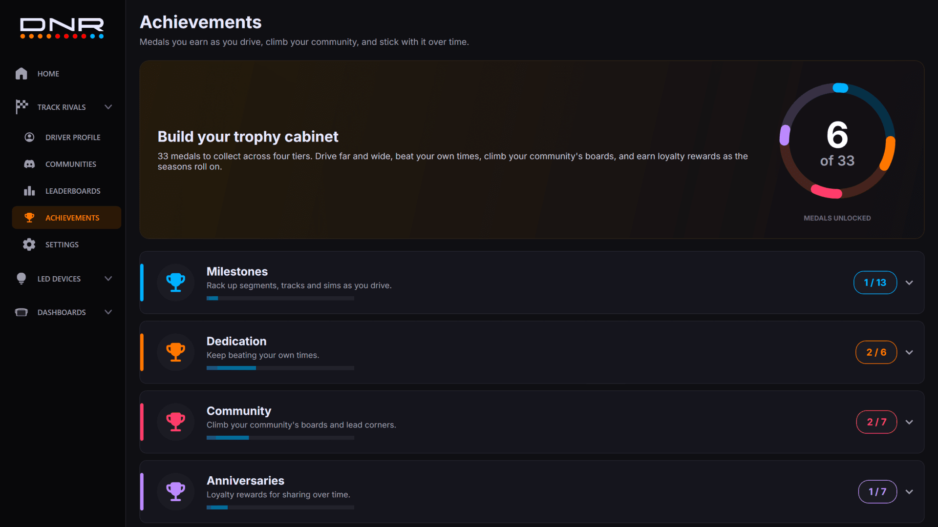 Track Rivals in the DNR plugin — screenshot 6 of 6